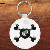 Crossbones Accordion Sleutelhanger (Voorkant)