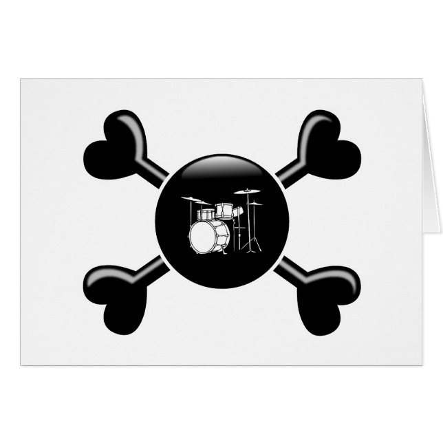 Crossbones Drums (Voorkant Horizontaal)