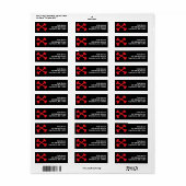 CrossBones Etiket (Full Sheet)
