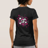 Crossbones Girly Skull T-shirt (Achterkant)