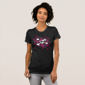 Crossbones Girly Skull T-shirt (Voorkant volledig)