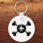 Crossbones Massage Sleutelhanger (Voorkant)