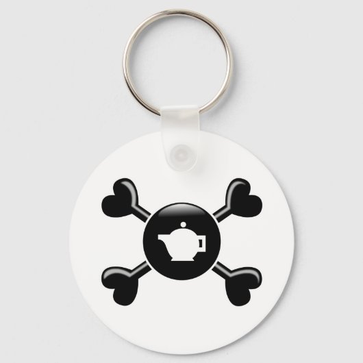 Crossbones Tea Sleutelhanger (Voorkant)