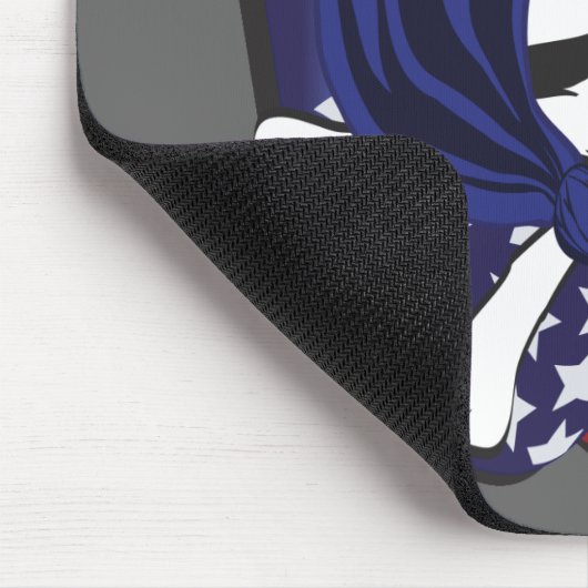 Crossbones USA Muismat (Hoek)