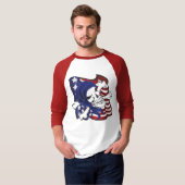 Crossbones USA T-shirt (Voorkant volledig)