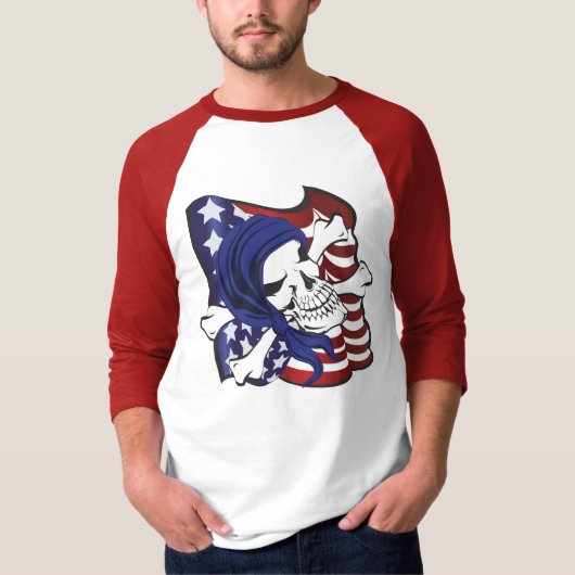 Crossbones USA T-shirt (Voorkant)