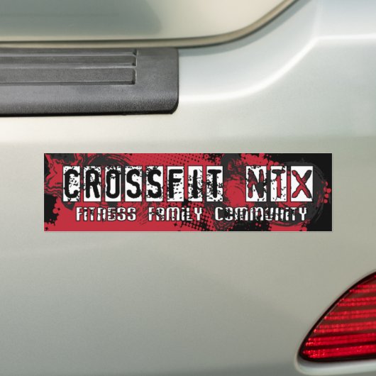 CrossDirect NTX Bumpersticker Rood/Zwart (Op auto)
