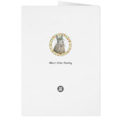 Crossed Angels Kerstvakantie Groet Kaart (Achterkant)