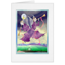 Crossed Angels Kerstvakantie Groet Kaart