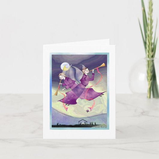 Crossed Angels Vakantie Kerst Kaart (Voorkant)