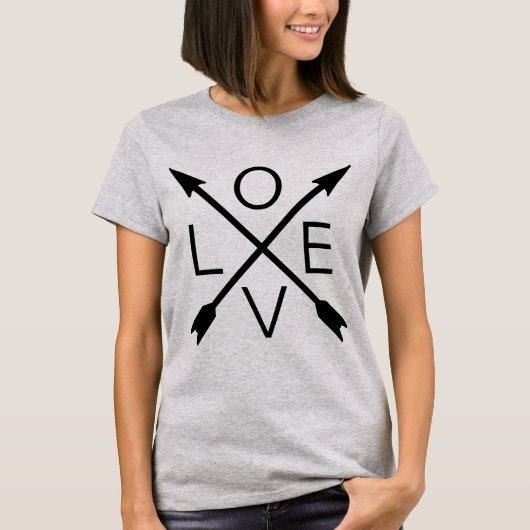 Crossed Arrow Love T-Shirt (Voorkant)