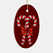 Crossed Candy Canes Ornament (Rechts)