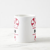 Crossed Candy Canes Vakantie Kerstmis Koffiemok (Center)