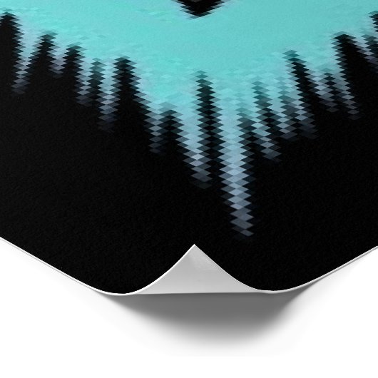 Crossed Fantasy Arrows with Glowing Energy – Dynam Poster (Hoek)