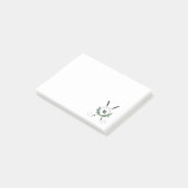 Crossed Golf Clubs Monogram Post-it® Notes (Schuin)