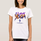 Crossed Hearts Yoga T-shirt (Voorkant)