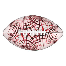 Crossed red curved sports on light background american football