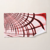 Crossed red curved sports on light background bad handdoek (Handdoek)