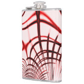 Crossed red curved sports on light background heupfles (Links)