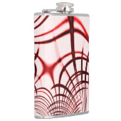 Crossed red curved sports on light background heupfles (Rechts)