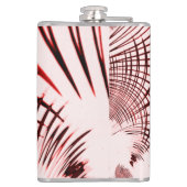 Crossed red curved sports on light background heupfles (Achterkant)