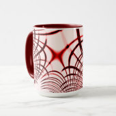 Crossed red curved sports on light background mok (Voorkant links)