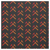 Crossed Rock Hammers Stof (Swatch)
