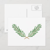 Crossed Rosemary Briefkaart (Voorkant / Achterkant)