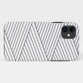 Crossed Stripped Iphone 5 case (Achterkant (horizontaal))