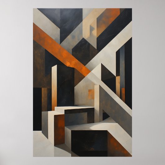 Crossed Structures Poster (Voorkant)