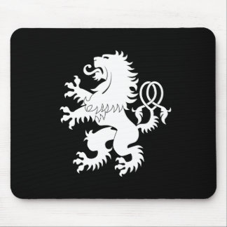 Crossed Tail Rampant Lion Heraldry Mousepad Muismat