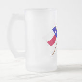 Crossed Texas en Dodson Flags Matglas Bierpul (Links)