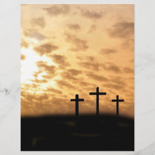 Crosses en Sunset Easter Flyer, Flyer