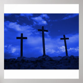 Crosses in Calvariate Crucifixe Jezus Christus Art Poster