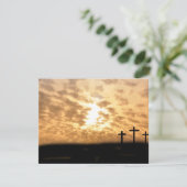 Crosses op een  uitnodiging op een heuvel (Staand voorkant)