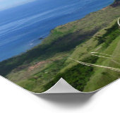 Crosses vergeten het eiland Guam in de Stille Ocea Poster (Hoek)