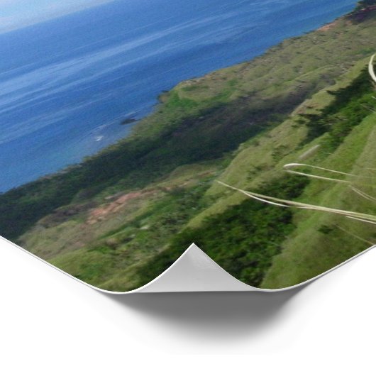 Crosses vergeten het eiland Guam in de Stille Ocea Poster (Hoek)