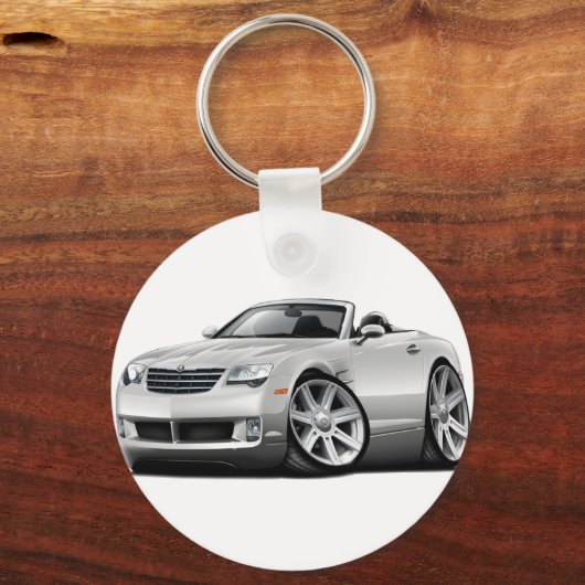 Crossfire White Convertible Sleutelhanger (Voorkant)