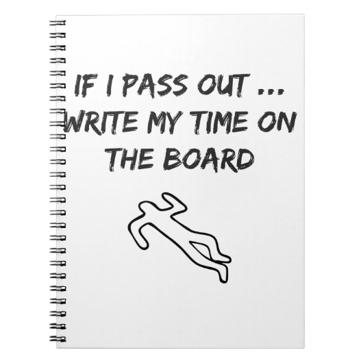 Crossfit-geïnspireerd Novarronty Fun Notitieboek (Voorkant)