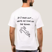 Crossfit-geïnspireerde T-shirt voor de serieuze at (Achterkant)