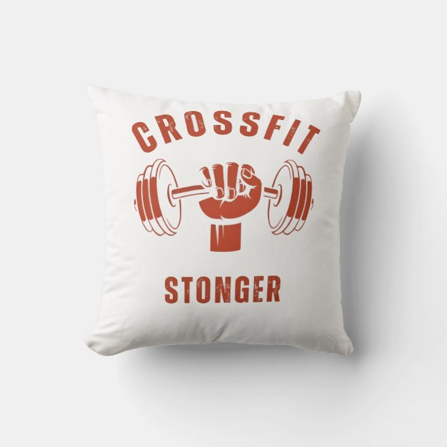 CrossFit Stronger--Power & Strength Mindset Kussen (Voorkant)