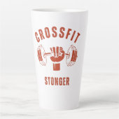 CrossFit Stronger--Power & Strength Mindset Latte Mok (Voorkant)