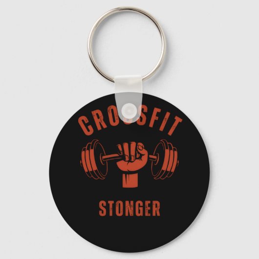 CrossFit Stronger--Power & Strength Mindset Sleutelhanger (Voorkant)