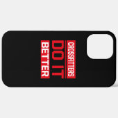Crossfitters doen het beter - Crossfit Case-Mate iPhone Case (Achterkant (horizontaal))