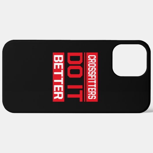 Crossfitters doen het beter - Crossfit Case-Mate iPhone Case (Achterkant (horizontaal))