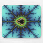 Crosshaar - Fractal Mousepad Muismat (Voorkant)
