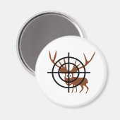 Crosshair Deer Magneet (Voorkant / Achterkant)