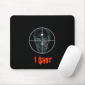 Crosshair Skull 2, 1 Shot Muismat (Met muis)