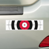 Crosshars BullsEYE Target Bumpersticker (Op auto)