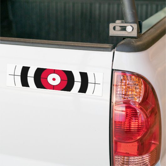 Crosshars BullsEYE Target Bumpersticker (Op Truck)